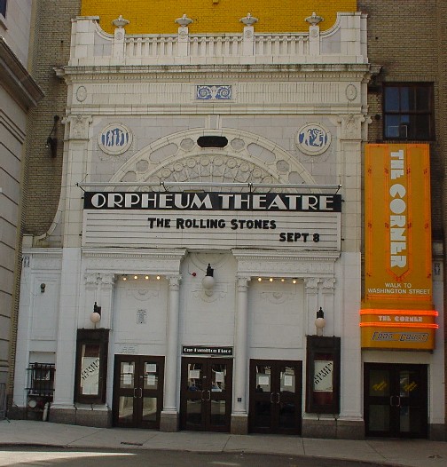 the Orpheum Theater Boston