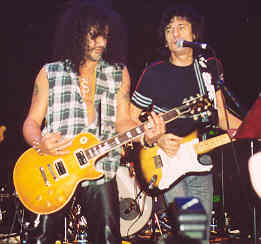 Slash with Ronnie Wood